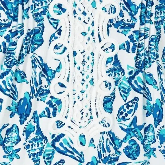 Lilly Pulitzer Krysta Dress in Resort White/Shell Collector NWT - Size X-Large - Picture 5 of 8